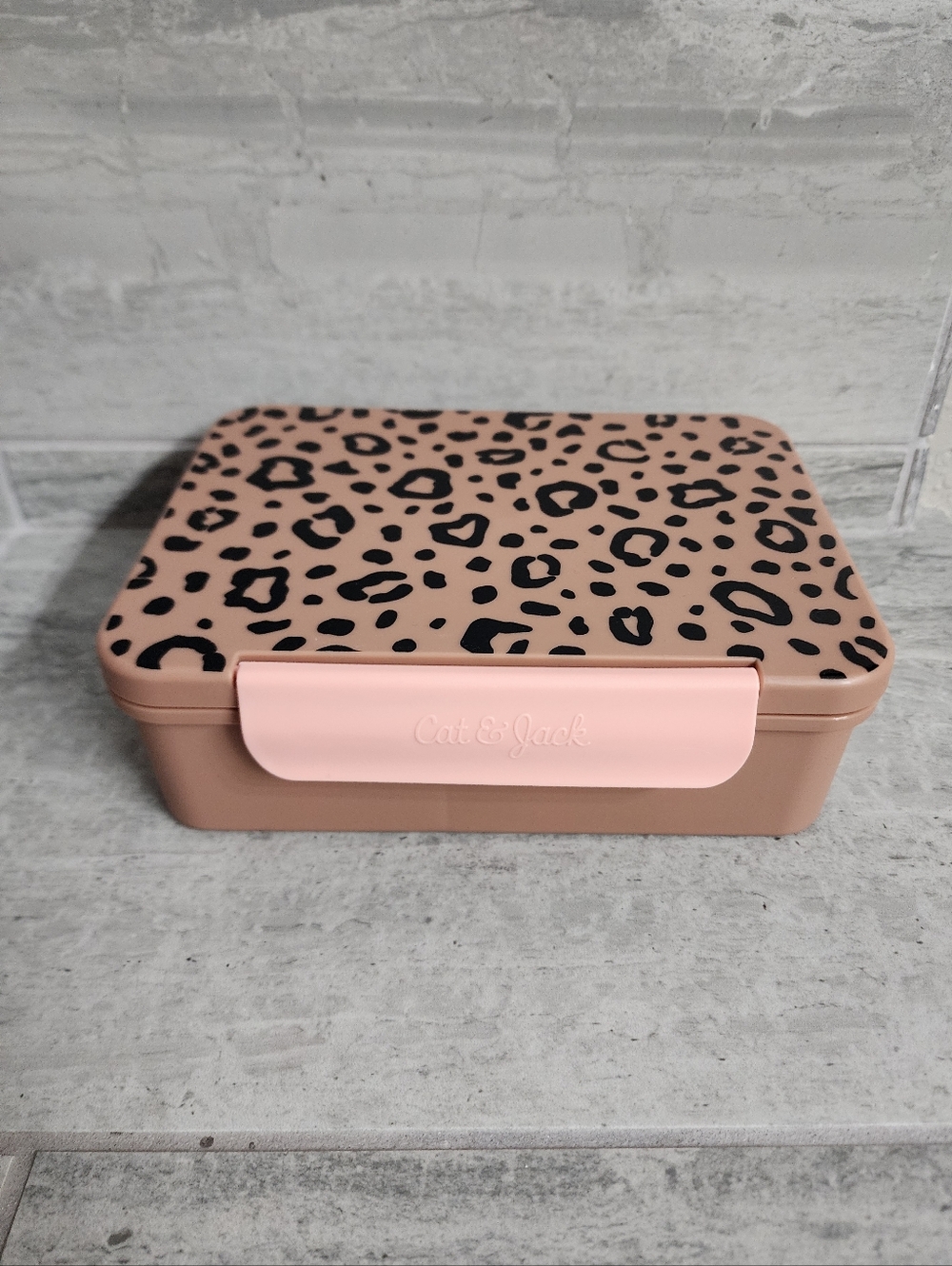 Cat & Jack Leopard Print Bento Box - Brand New
